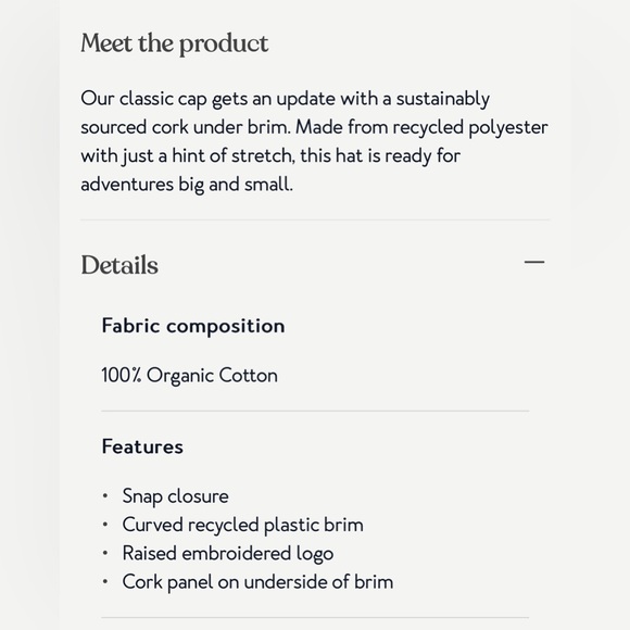 NWT Tentree black logo snap hat with camo - Picture 5 of 5